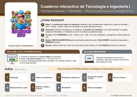 Vista previa - Hojas de trabajo - PACK Fichas Interactivas de Tecnología y Digitalización - página 1