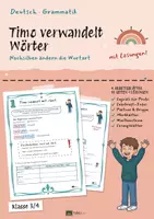 Vorschau - Unterrichtsreihen - Nachsilben: Arbeitsblätter Deutsch 3/4 – 41 Seiten mit Lösungen - Deckblatt