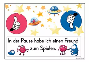 Vorschau - Bildkarten - Schnelle Selbsteinschätzung Freundschaft/sozialer Kompetenzen - Seite 1