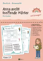 Vorschau - Unterrichtsreihen - Wortfelder: Arbeitsblätter Deutsch 3/4 – 41 Seiten mit Lösungen - Deckblatt