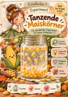 Vorschau - Experimente - 🌽✨ Tanzende Maiskörner – ein sprudelndes Experiment für kleine Entdecker! - Deckblatt