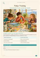 Vorschau - Arbeitsblätter - Fokus-Training: Aufmerksamkeit, Merken & Stoppen - Deckblatt