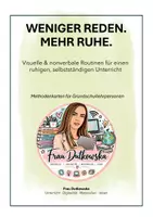 Vorschau - Merkblätter - Mehr Ruhe im Unterricht – Gratis-Karte 1 - Deckblatt