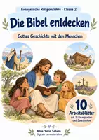 Vorschau - Arbeitsblätter - Die Bibel entdecken | Religion Klasse 2 Arbeitsblätter | Evangelische Religionslehre | 10 Arbeitsblätter als PDF - Deckblatt