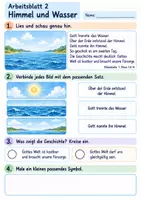 Vorschau - Arbeitsblätter - Gott erschafft die Welt | Religion Klasse 2 Arbeitsblätter | Evangelische Religionslehre | 10 Arbeitsblätter als PDF - Seite 2