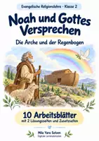 Vorschau - Arbeitsblätter - Noah und Gottes Versprechen | Religion Klasse 2 Arbeitsblätter | Evangelische Religionslehre | 10 Arbeitsblätter als PDF - Deckblatt
