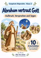 Vorschau - Arbeitsblätter - Abraham vertraut Gott | Religion Klasse 2 Arbeitsblätter | Evangelische Religionslehre | 10 Arbeitsblätter als PDF - Deckblatt