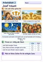 Vorschau - Arbeitsblätter - Josef – Gott führt zum Guten | Religion Klasse 2 Arbeitsblätter | Evangelische Religionslehre | 10 Arbeitsblätter als PDF - Seite 2