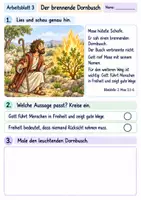 Vorschau - Arbeitsblätter - Mose – Gott führt in die Freiheit | Religion Klasse 2 Arbeitsblätter | Evangelische Religionslehre | 10 Arbeitsblätter als PDF - Seite 3