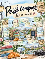 Vorschau - Spiele - 🎲 Passé composé – Jeu de société | Französisch spielerisch wiederholen - Deckblatt