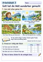 Vorschau - Arbeitsblätter - Mit Psalmen beten | Religion Klasse 2 Arbeitsblätter | Evangelische Religionslehre | 10 Arbeitsblätter als PDF - Seite 3