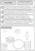 Vorschau - Arbeitsblätter - Partnerlesen: Lesen-Hören-Malen Kl. 4 Märchen - Seite 1