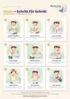 Vorschau - Poster - Wudu Schritt für Schritt – Poster A4 - Deckblatt