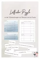 Vorschau - Mal- und Bastelvorlagen - Leitfaden-Puzzle zu den Teilbarkeitsregeln - Deckblatt