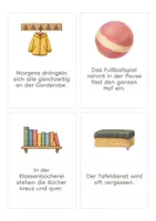 Vorschau - Bildkarten - Klassenrat Übungsfälle: 24 Anliegenkarten, Lösungsschritte und Beschlussbogen für die Grundschule, Klasse 2 bis 4 - Seite 3