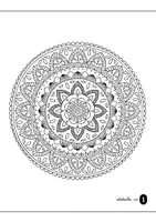 Vista previa - Manualidades / Dibujos para colorear - Libro de mandalas para pintar - página 1