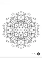 Vista previa - Manualidades / Dibujos para colorear - Libro de mandalas para pintar - página 2