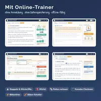 Vorschau - Arbeitsblätter - Leseband-Stationen: Tandem, Würfellesen, Lesetheater & Blitzlesen – 3 Niveaus, Silbentexte + Online-Trainer (Kl. 2–4) - Seite 3