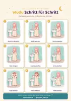 Vorschau - Poster - Wudu für Mädchen – Poster Schritt für Schritt - Deckblatt