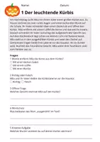 Vorschau - Stundenentwürfe - Lesetraining Halloween – Deutsch Klasse 3 | 10 Lesetexte - Seite 3