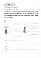 Vorschau - Arbeitsblätter - Deutsch Wiederholung Klasse 2 - Seite 2