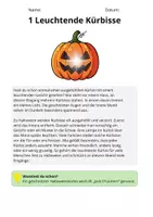 Vorschau - Stundenentwürfe - Sachtexte Klasse 3 – Halloween | Arbeitsblätter mit Fragen & Lösungen - Seite 2