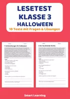 Vorschau - Stundenentwürfe - Halloween Materialpaket Klasse 3 – Leseverständnis, Sachtexte, Lesetests & Kreatives Schreiben - Seite 1