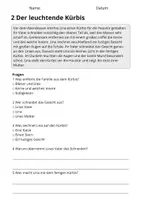 Vorschau - Stundenentwürfe - Lesetest Klasse 3 – Halloween | 10 Texte mit Fragen & Lösungen - Seite 3