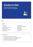 Vorschau - Unterrichtsreihen - Kinderrechte | Arbeitsheft + Klassenarbeit | UN-Kinderrechtskonvention, Schutz, Förderung, Beteiligung | Politik Klasse 7 | mit Lösungen - Seite 2