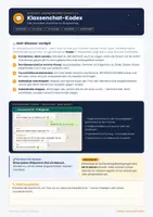 Vorschau - Stundenentwürfe - Klassenchat-Regeln & Netiquette: fair und sicher im Gruppenchat - Seite 1