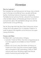 Vorschau - Arbeitsblätter - Lesetandem – Anleitung & Leseprotokoll - Seite 1