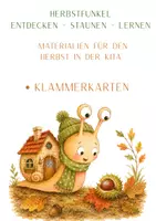 Vorschau - Fördermaterial/Inklusion - Herbstliche Klammerkarten | Zahlen & Mengen zuordnen Kita - Seite 1