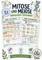 Vorschau - Arbeitsblätter - Mitose und Meiose - Differenziertes Arbeitsheft mit Lösungen - Deckblatt