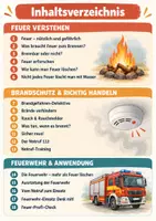Vorschau - Arbeitsblätter - Feuer Werkstatt | Sachunterricht Klasse 3–4 – Brandschutz, Feuerwehr & Arbeitsblätter - Seite 2