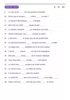 Aperçu - Feuilles d'exercices - Choisir entre é, er et ait - Page 1