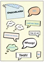 Vorschau - selbst erstellte Cliparts/Grafiken - Sprechblasen PNG Chat Box Cartoon Instagram Bilddatei - Deckblatt