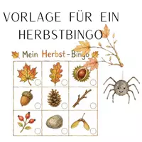 Vorschau - Spiele - HerbstBingo für Kita & Vorschule | Spielerisch den Herbst entdecken - Deckblatt
