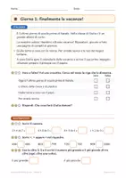 anteprima - Esercizi - Compiti di Natale classe terza gratis: 2 giorni - Pagina 1