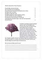 Vorschau - Arbeitsblätter - Von der Blüte zur Kirsche - inklusive Lösung - Seite 2