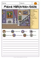 Vorschau - Arbeitsblätter - Halloween als Schreibanlass | Sparpaket | differenziert - Seite 3