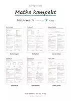 Vorschau - Poster - Mathe Lernplakate 5 Realschule – 6 Poster: Rechenregeln · Teilbarkeit · Ganze Zahlen u. a. - Seite 1