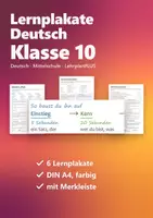 Vorschau - Poster - Deutsch Lernplakate 10 Mittelschule – 6 Poster: Elevator-Pitch, Statistik lesen u. a. - Deckblatt