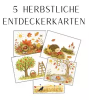 Vorschau - Bildkarten - Entdeckerkarten Herbstwelten | Natur entdecken & ins Gespräch kommen - Deckblatt
