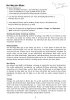 Vorschau - Arbeitsblätter - Der Blues – Orte des Blues, Merkmale des Blues - Deckblatt