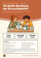 Vorschau - Arbeitsblätter - Erhaltung der Masse Chemie Klasse 7 8 | Arbeitsheft 17 Seiten mit Lösungen | Brausetablette im geschlossenen System, Gase haben Masse, Erkenntnisweg | Chemie im Widerspruch 7 - Seite 1