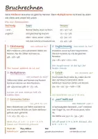 Vorschau - Poster - Mathe Lernplakate 6 Realschule – 6 Poster: Brüche · Bruchrechnen · Dezimalzahlen u. a. - Seite 3