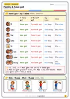 Vista previa - Hojas de trabajo - English 6th Grade – Complete Course Pack (Grammar + Vocabulary + Worksheets + NEE+ ReadingComprehension) - página 2