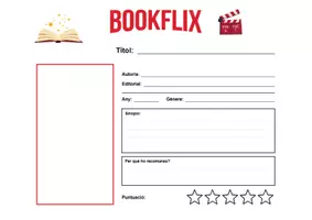 Vista previa - Hojas de trabajo - Bookflix (recomana el teu llibre) - Portada