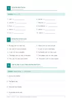 Vorschau - Arbeitsblätter - Worksheets - to be (positiv, negative, Fragen) - Seite 1