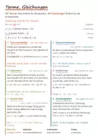Vorschau - Poster - Mathe Lernplakate 7 Realschule – 6 Poster: Prozent, Zinsen · Terme, Gleichungen · Funktionen u. a. - Seite 3